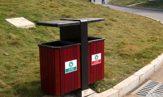 中星钢木垃圾桶服务市环保局